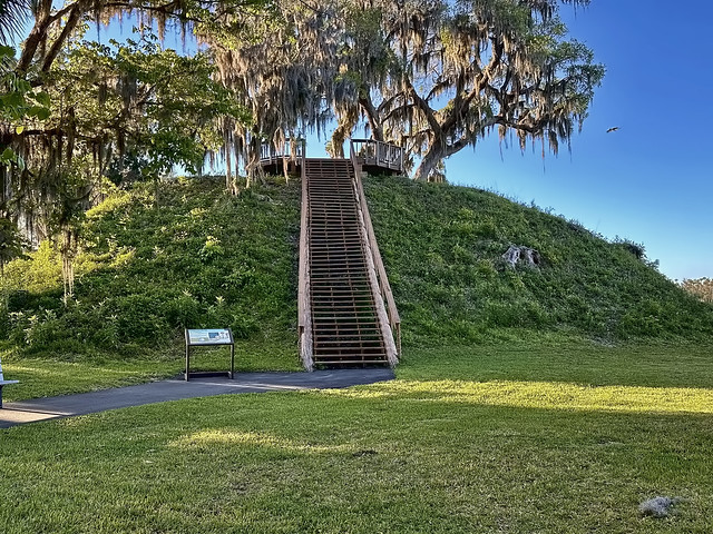 Temple Mound, Crystal River Archaeological State Park, 3400 N Museum Point, City of Crystal River, Citrus County, Florida, USA / Designated US National Historic Landmark: September 29, 1970