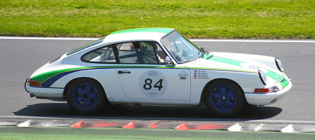 'Porsche Profiles'     911 classic sports/racecar, Masters Historic Racing, Brands Hatch, Kent.