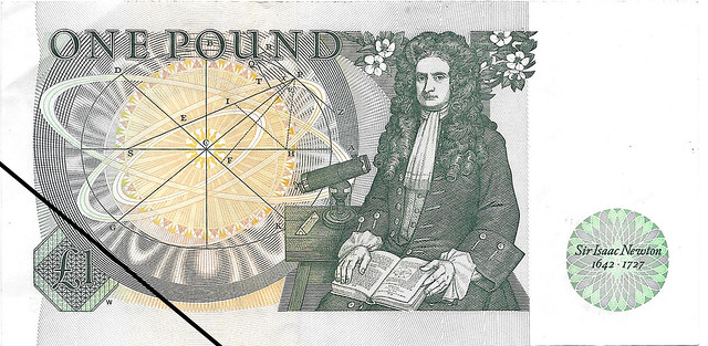 One Pound Note rev