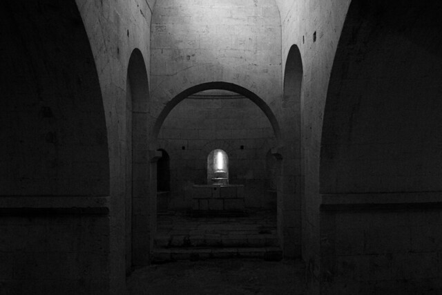 L’abbaye de Montmajour - crypte