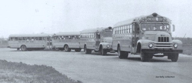 Greece, NY Central School 1967 - (mid) 1950's International R-1853 Carpenter buses