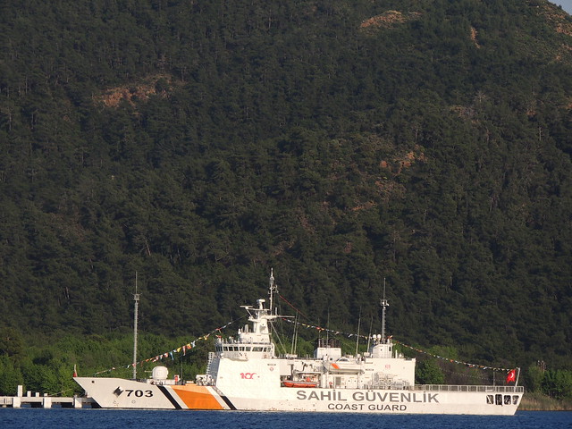 Turkish Coast Guard (Sahil Güvenlik) vessel, Marmaris, Turkey