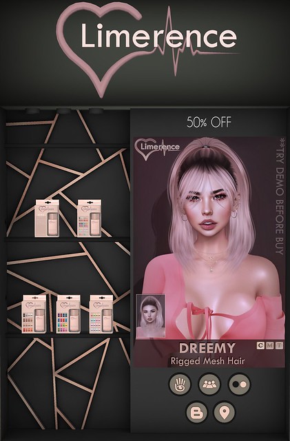 🎁{Limerence}  Dreemy hair with 50% off special for The Outlet: A Seraphim Infinity Event