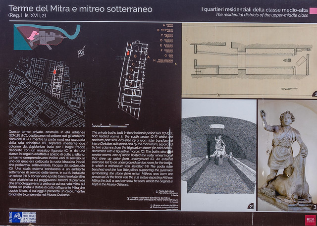 Baths of Mithras (Terme del Mitra), Ancient Ostia, Lazio, Italy