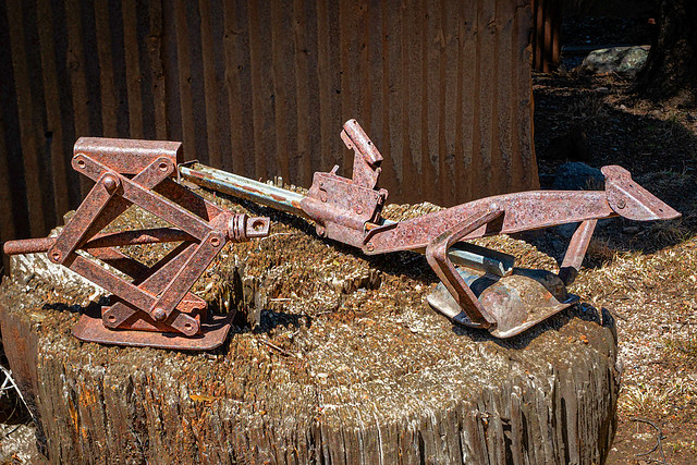 Faraway Ranch Old Tools Painterly
