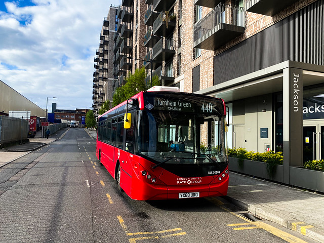 London United RATP Group | DLE30309 YX68URO | Route 440 | Wembley Park First Way
