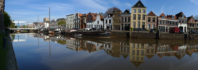 Zwolle, Thorbeckegracht panorama