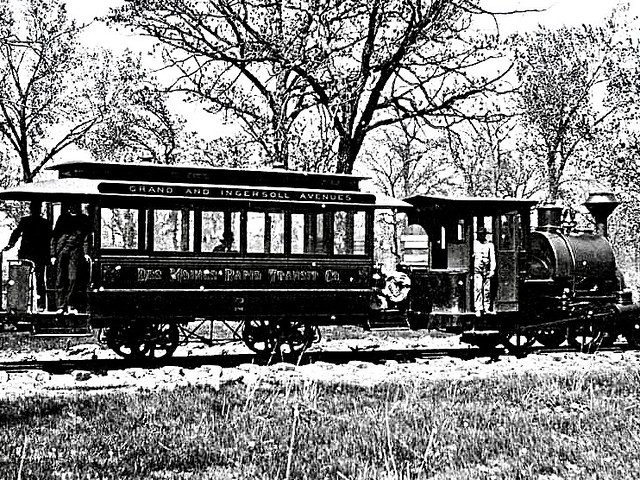 Rapid transit before they used  electricity. 1890.