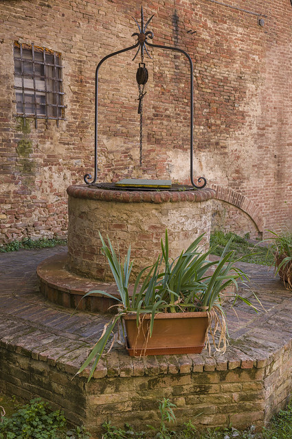 An old water well in Siena
