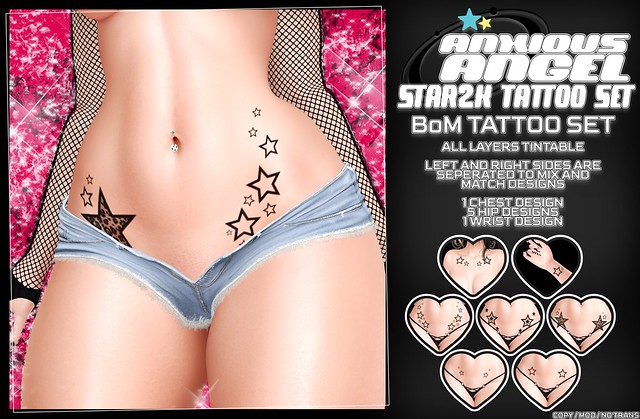 { aa } Star2k Tattoo Set @ GOTHCORE