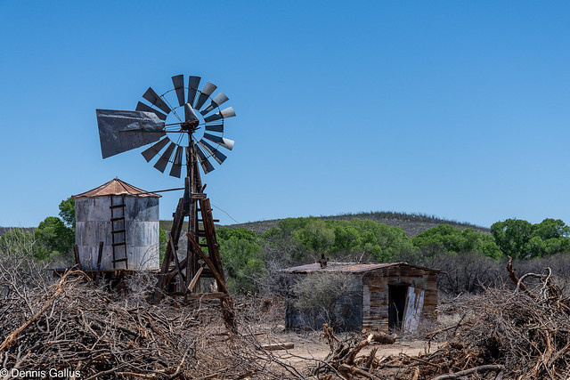 Windmill Near San Pedro River
