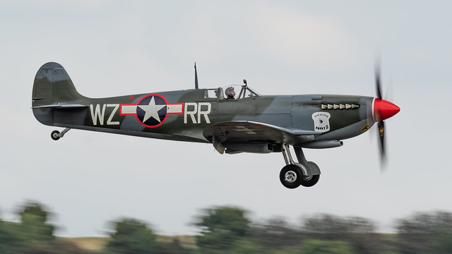 USAAF V.S.361 Spitfire LF.XVIe G-PBIX 'WZ-RR/PUD' 'That's All Folks/Porky II'