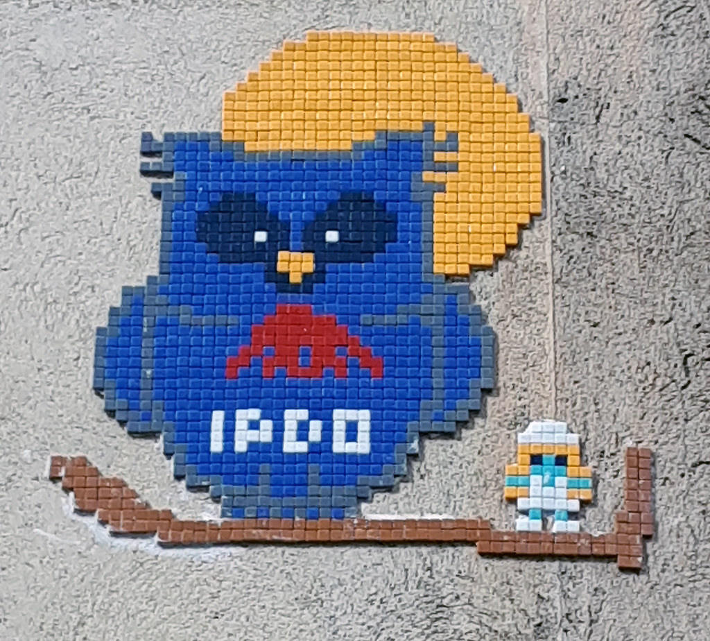 Mosaic installation by IPDO [Dijon, France]
