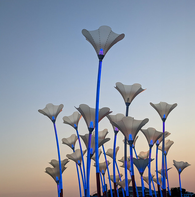 Trumpet Flowers Sculpture Pier 2 Kaohsiung