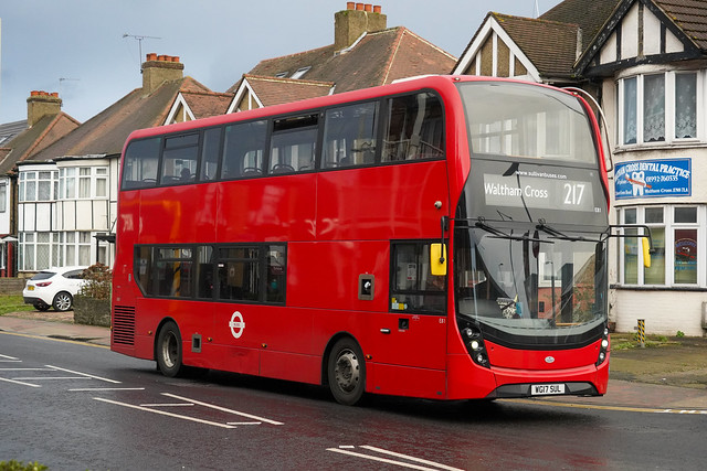 Sullivan Buses E81 (WG17SUL) Waltham Cross 10th February 2020