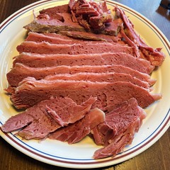 The #slowcooker #cornedbeef turned out great! It's more tender than my normal method of boiling. I may have to switch to this method. It obviously takes a lot longer but it might be worth it. #crockpot #homecooking #food #meat #beef #brisket #cooking