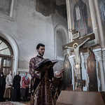 24 апреля 2024, Литургия Преждеосвященных Даров в Вознесенском соборе Вознесенского Оршина монастыря