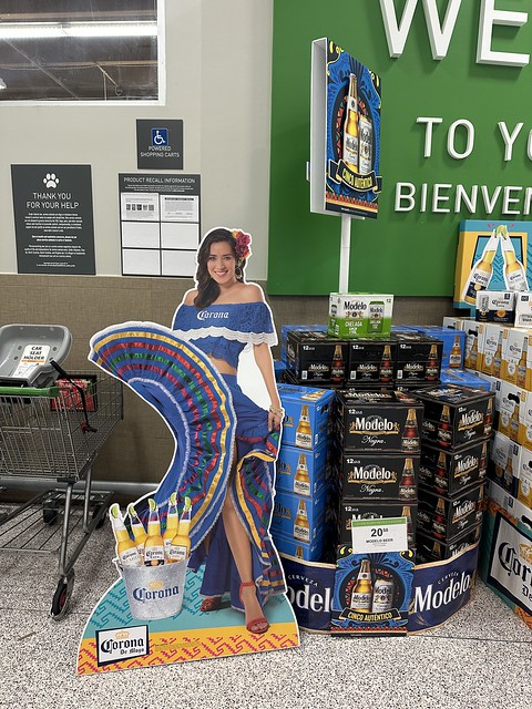 Corona and Modelo Beer Display Publix