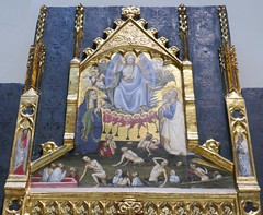 Le Jugement dernier, "Retaule dels Sacraments", Gherardo Starnina ( 1354-1413), Musée des Beaux-Arts, Valence, Communauté valencienne, Espagne.