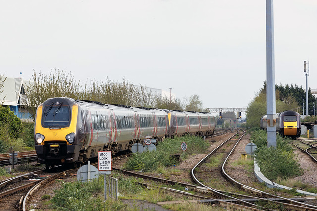 Cross Country Trains class 220, Leicester, April 2024