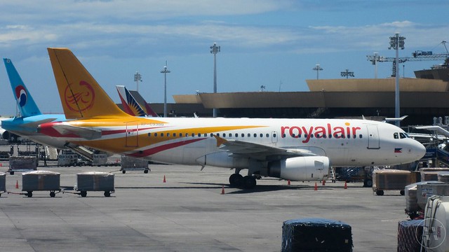Royal Air A319 parked in MNL