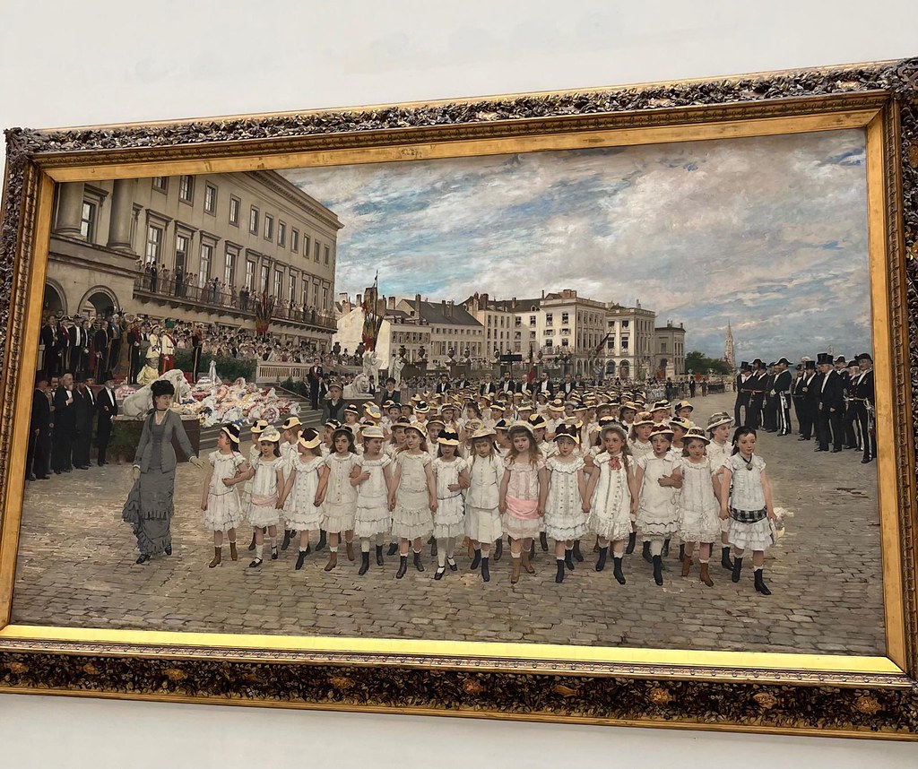 "La procesión de las escuelas en 1878"