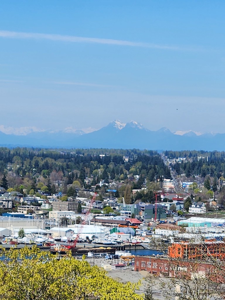 The View from Western Washington University, Bellingham, WA