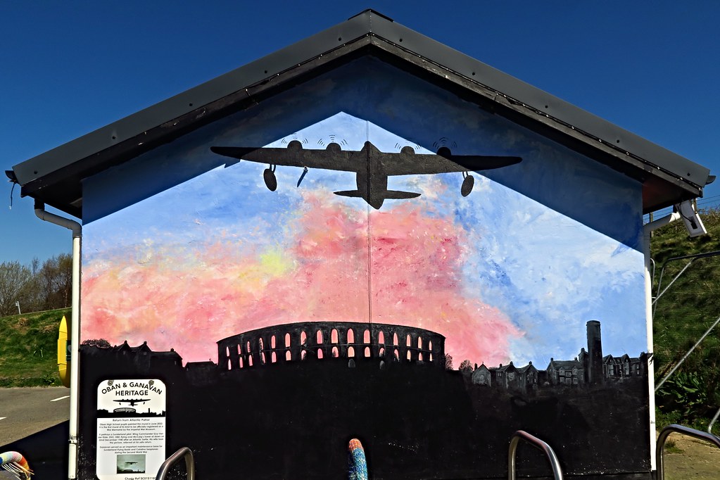 Sunderland Flying Boat mural