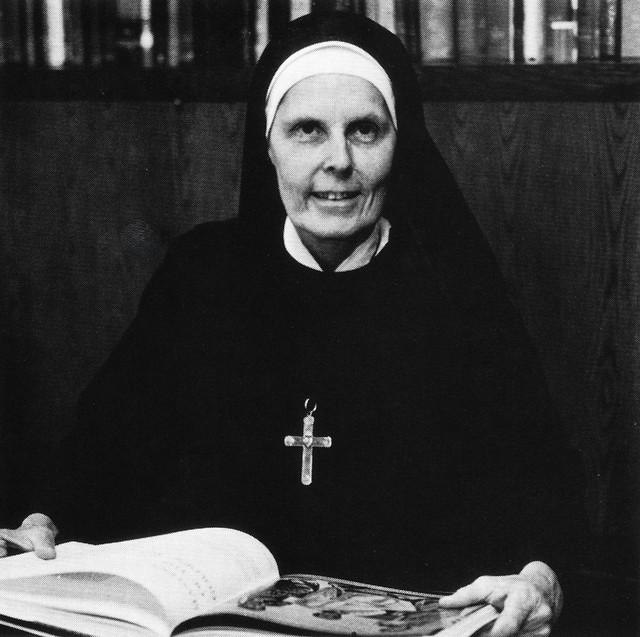 Mother Kolsom i, RSCJ teaching at  Forest Ridge Convent of the Sacred Heart Prep School in 1967 Seattle, WA