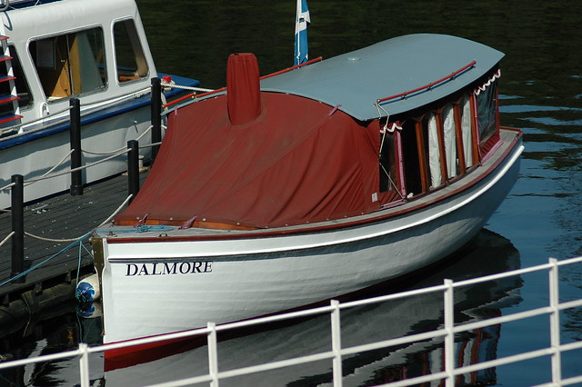 Dalmore docked at loch Katrine