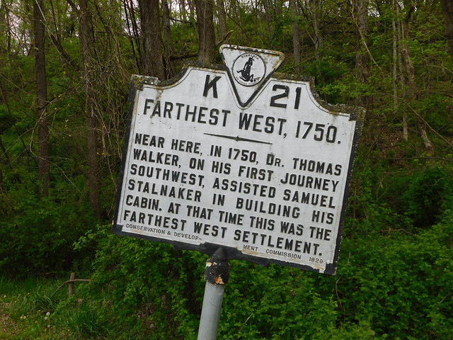 Farthest West, 1750 Historic Marker
