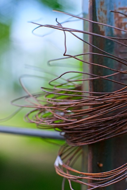 rusty wire