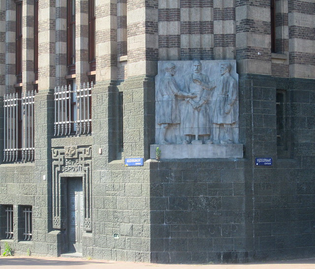 Detail on City Archive Building, Amsterdam