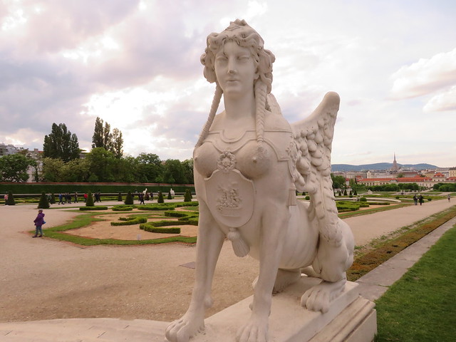 Austria - Vienna - Upper Belvedere Palace - Garden - Sculpture