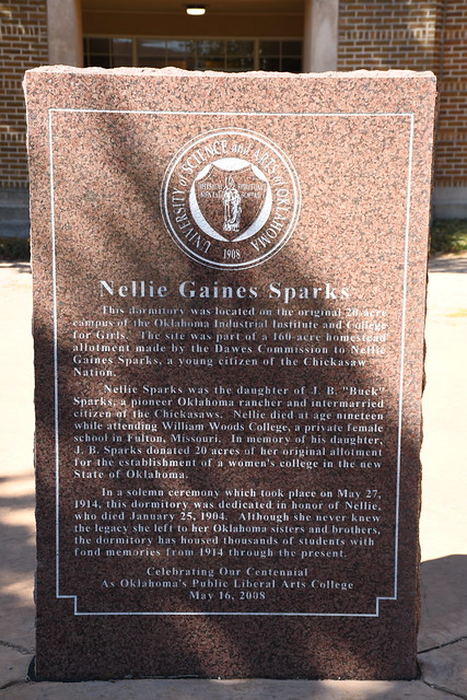 Univ. of Science and Arts of Oklahoma – Nellie Sparks Hall (Chickasha, Oklahoma)
