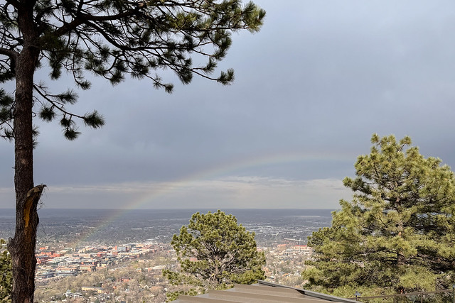 Rainbow over Boulder
