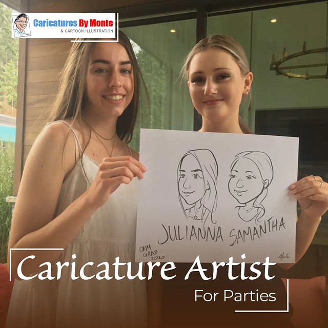Caricature Artist for Parties: Turn Your Party into a Portrait of Laughter!