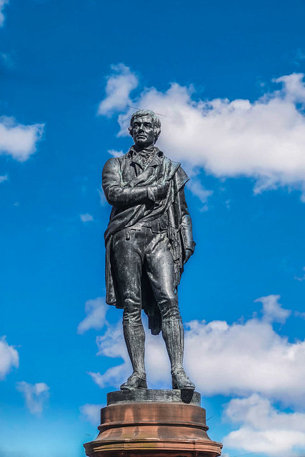 Robert Burns Statue, Leith, Edinburgh