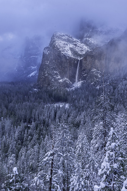 Bridalveil Fall of Yosemite