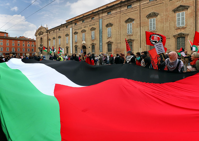 #a0796  Modena, manifestazione pro palestina