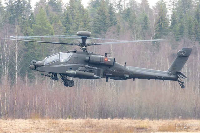 ZM718 UK Army Boeing Apache AH-64E, EFTP, Finland
