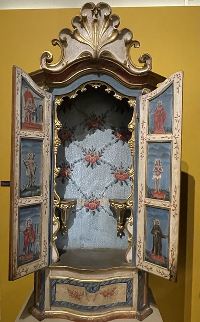 Oratório - Sala das Colunas - Arte sacra barroca - acervo do Museu Mineiro