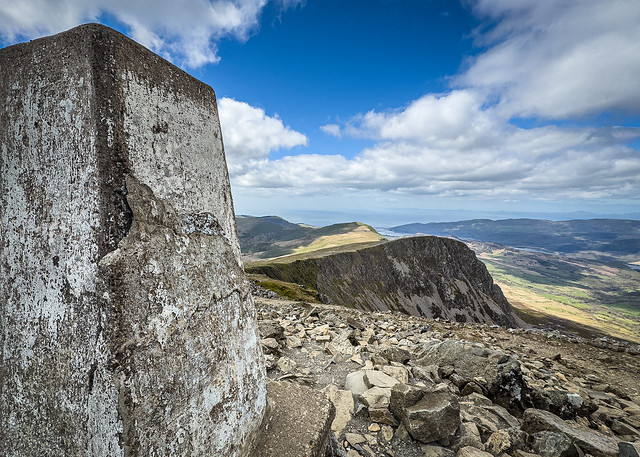 Stone Trig Point Cader Idris summit #FlickrFridayStone