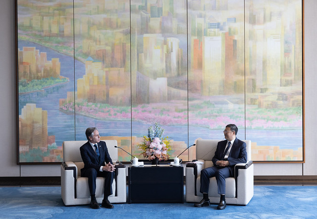 Secretary Blinken Meets with Chinese Communist Party Secretary of Shanghai