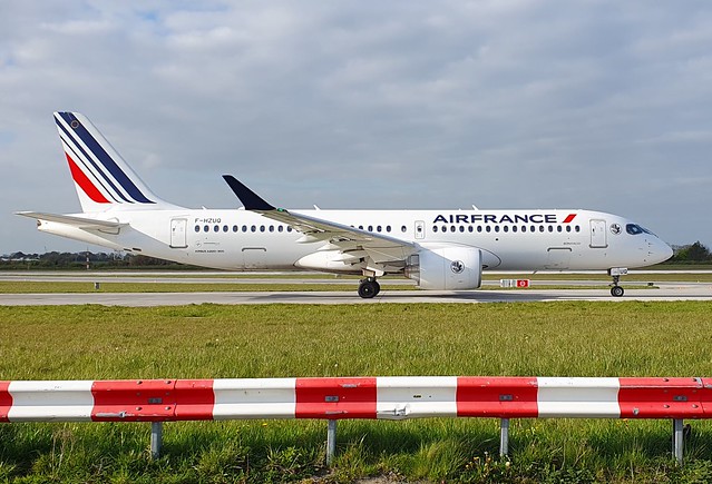 Air France Airbus A220-300 (BD-500-1A11) F-HZUQ seen at Dublin EIDW/DUB