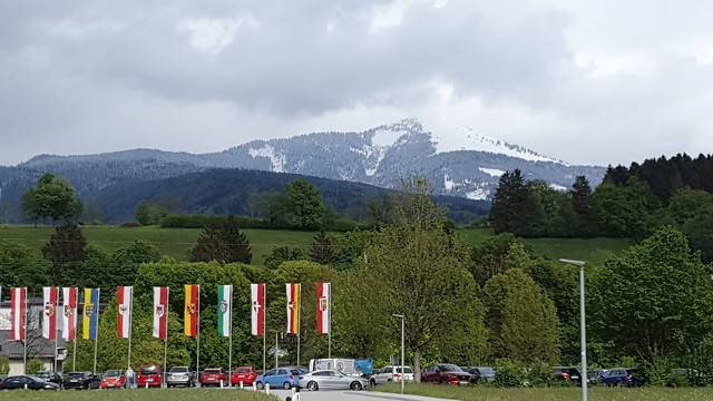 Schlenken (1.648 m) - view from Bad Vigaun