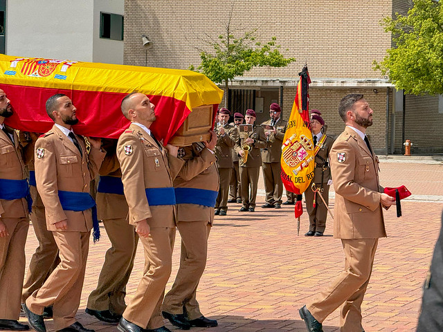 acto militar de honores fúnebres por el Cabo Billye Germán Palacios Aguilar