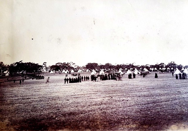 Langwarrin Army Camp in Victoria - very early 1900s