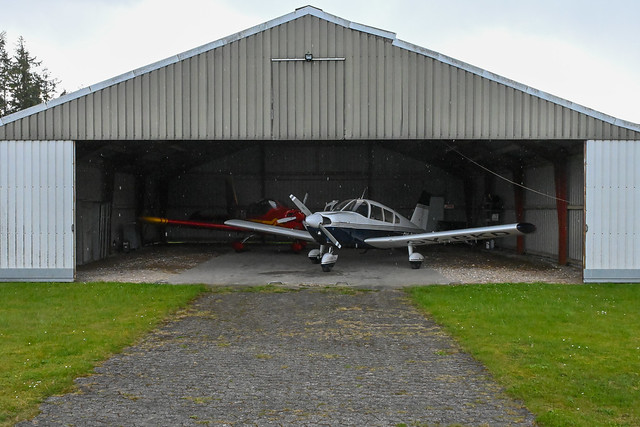 Piber Cherokee PA-28-180-OY-BKD, back in Hangar