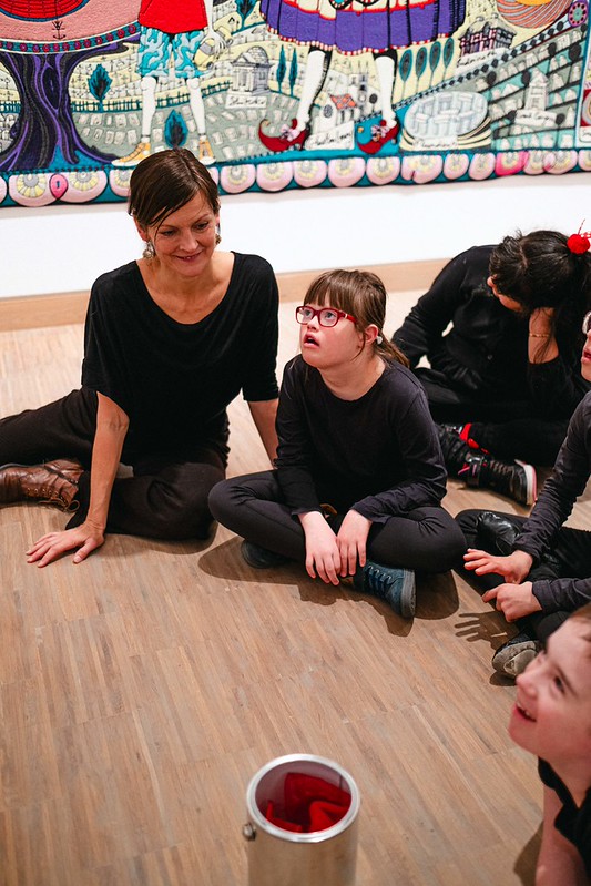 Kindertanz-Gruppe im ALBERTINA MODERN